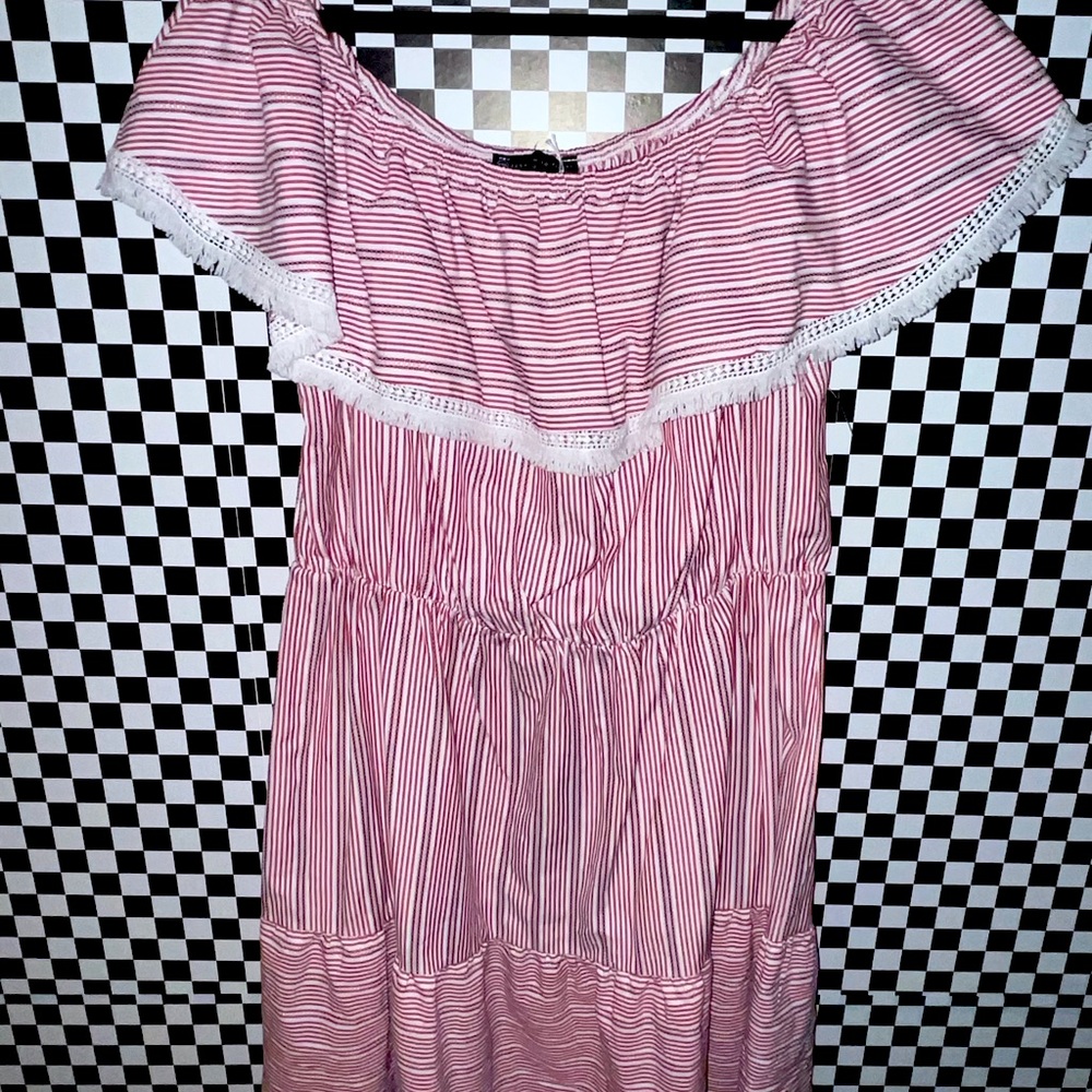 Beautiful picnic off the shoulder dress
